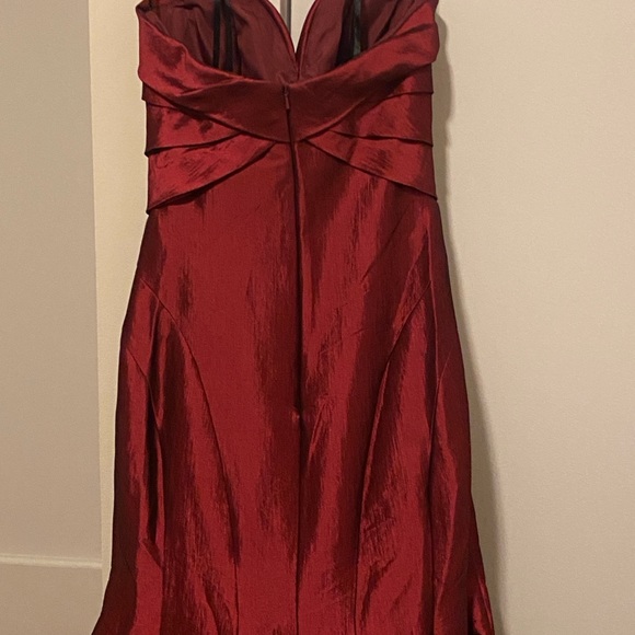 😍♥️Gorgeous Mac Duggal Strapless Taffeta Trumpet Gown ♥️😍 - Picture 8 of 12